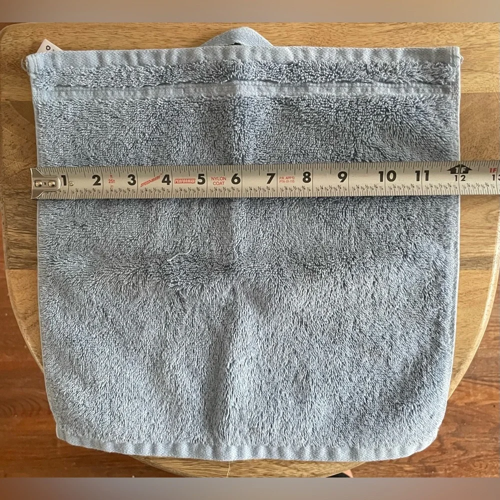 Soft Blue Washcloths
